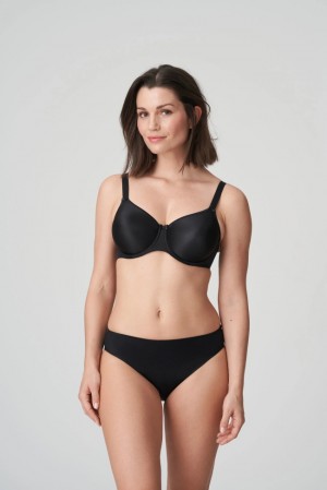 Prima Donna Satin Bras Black | 628QTJXEU