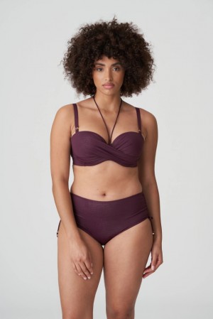 Prima Donna Swim Dalyan Bikini Tops Burgundy | 364FXWALK