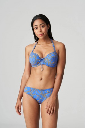 Prima Donna Swim Olbia Bikini Tops Blue | 734BAIRZP