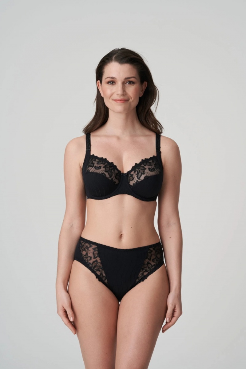 Prima Donna Deauville Panties Black | 845KTIQAZ