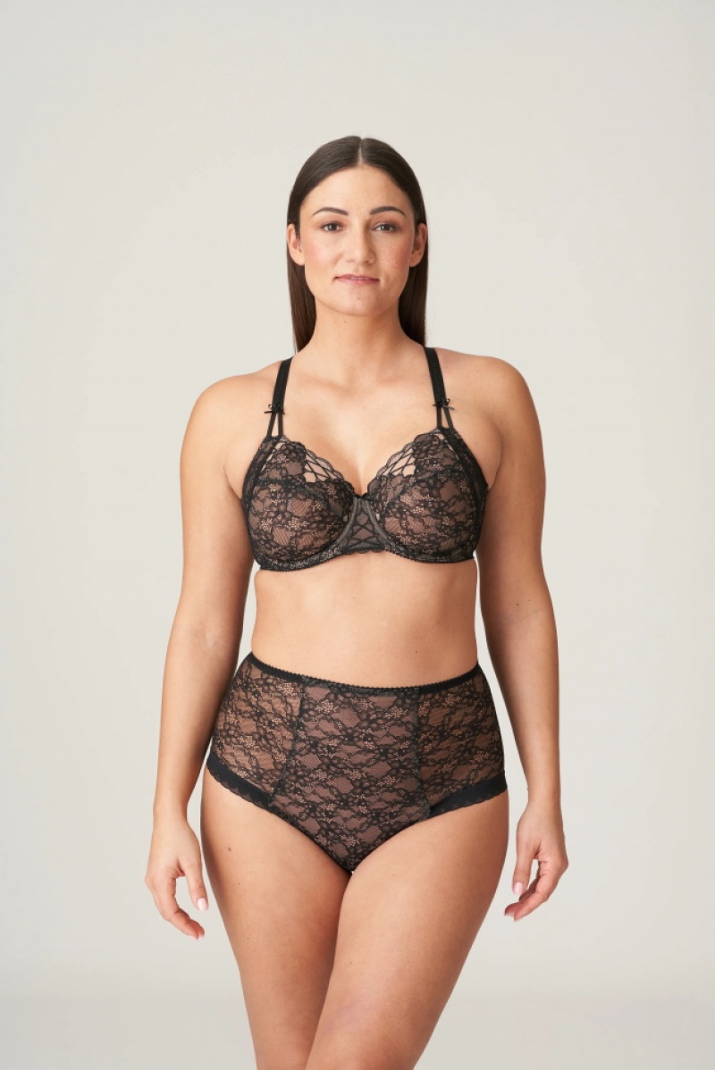 Prima Donna Livonia Panties Black | 845KRYLBN