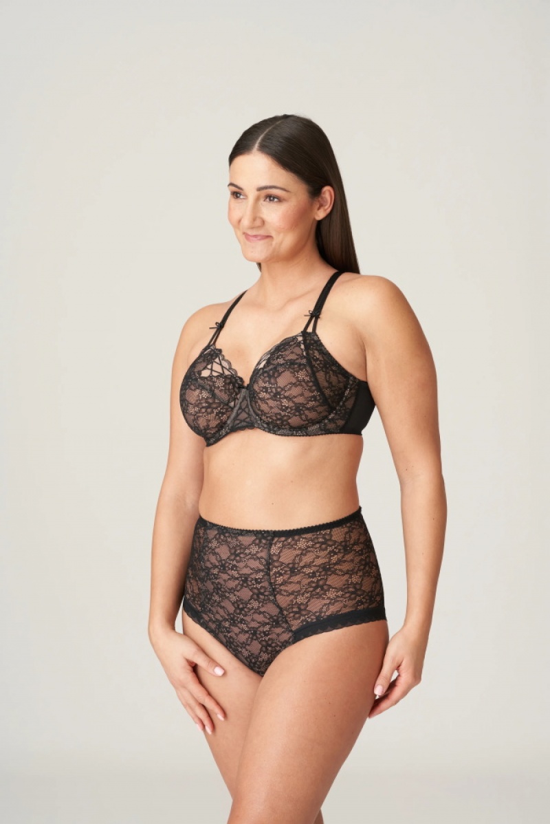 Prima Donna Livonia Panties Black | 845KRYLBN