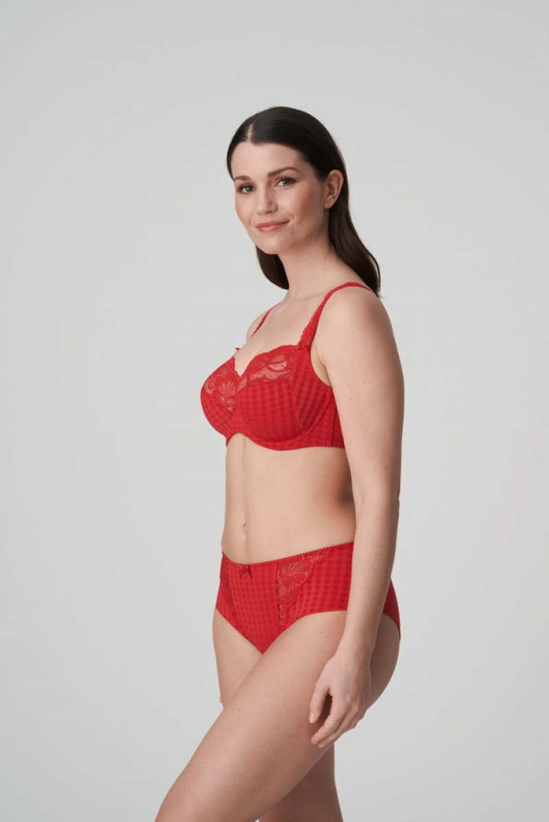 Prima Donna Madison Bras Deep Red | 095ERFHNX