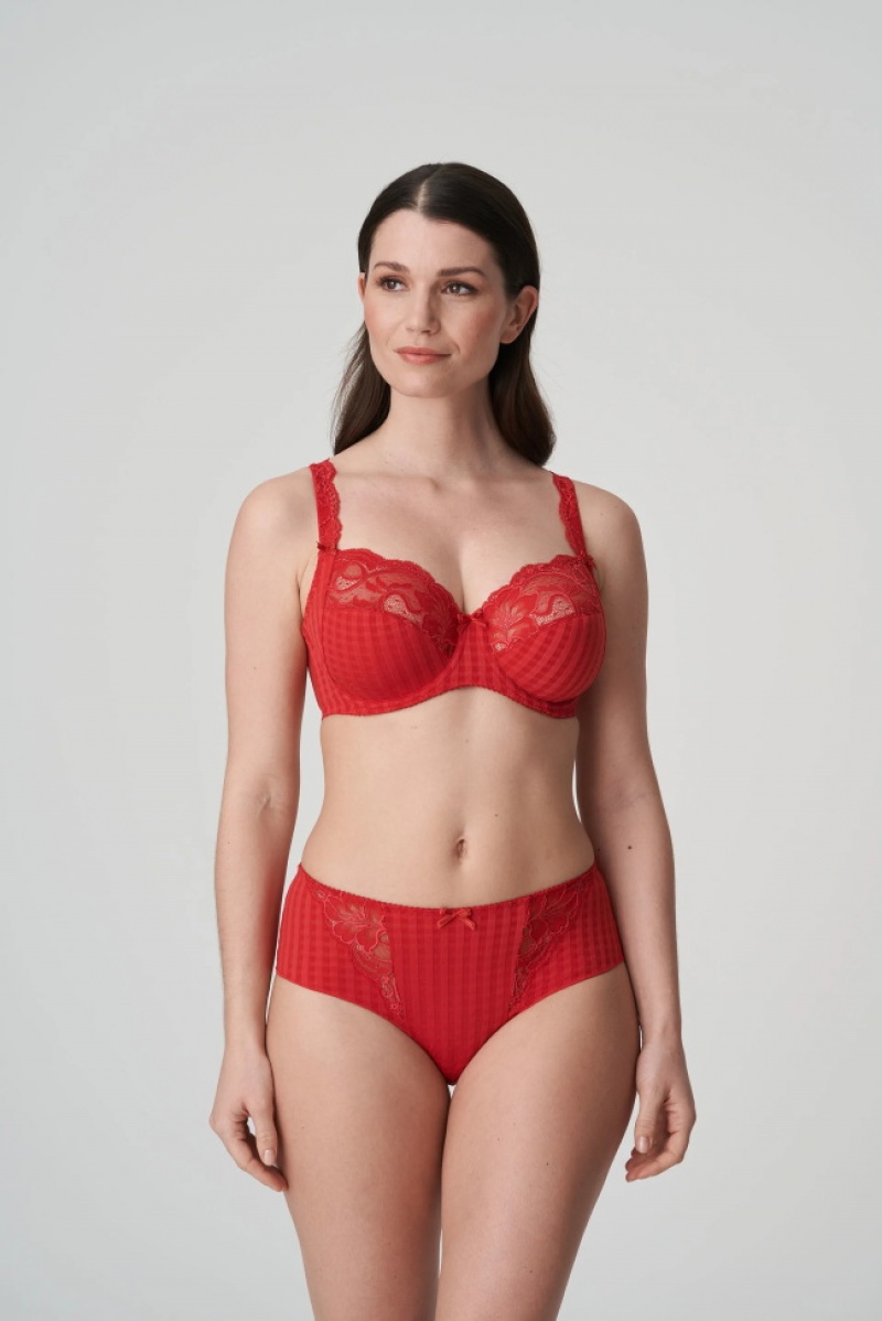 Prima Donna Madison Bras Deep Red | 095ERFHNX