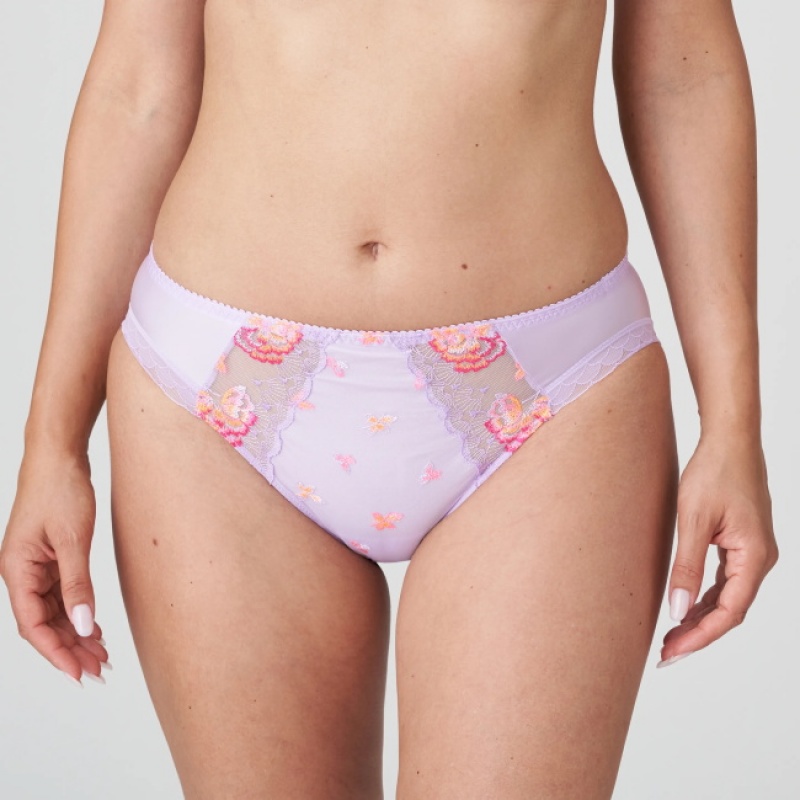 Prima Donna Palace Garden Panties Lavender | 708JKEHRU