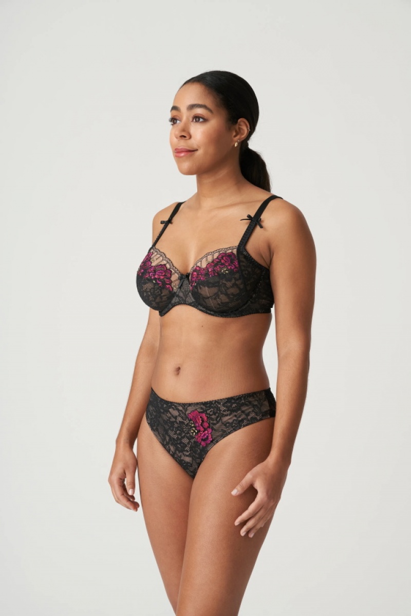 Prima Donna Pleasanton Bras Black | 628QKCFLH