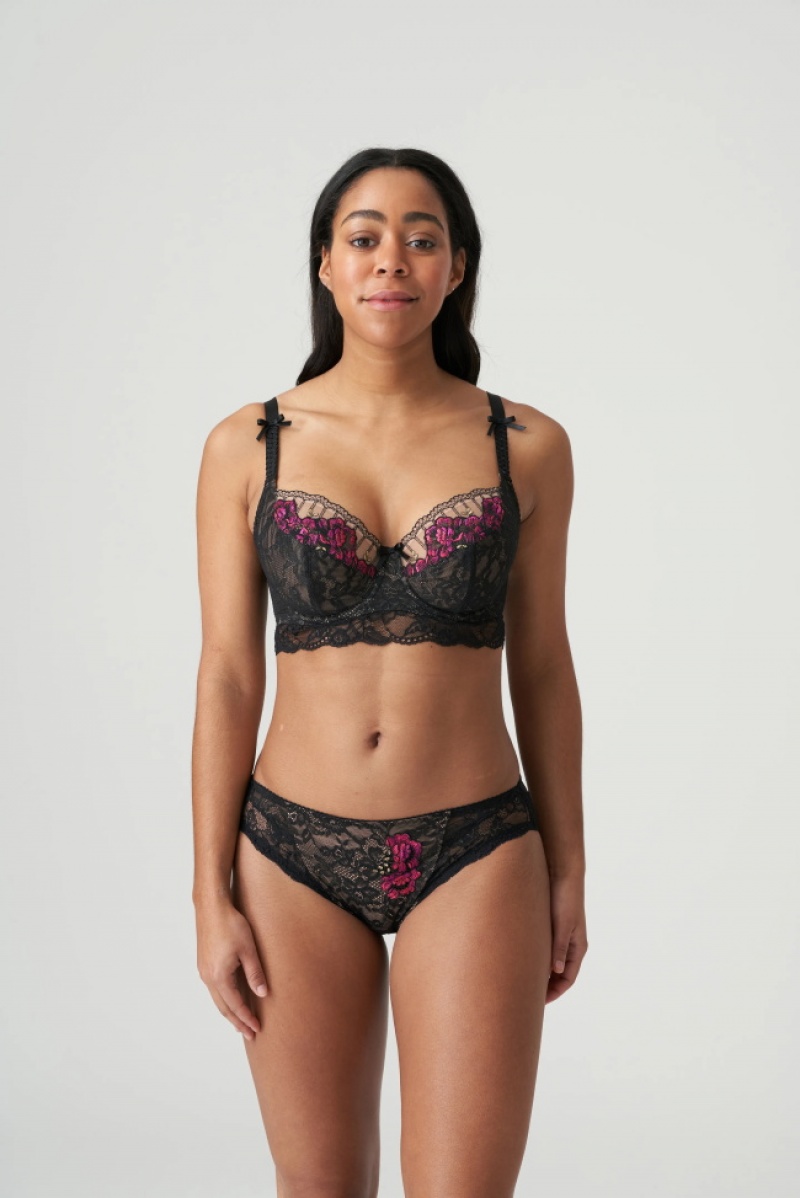 Prima Donna Pleasanton Panties Black | 568WNOSZK