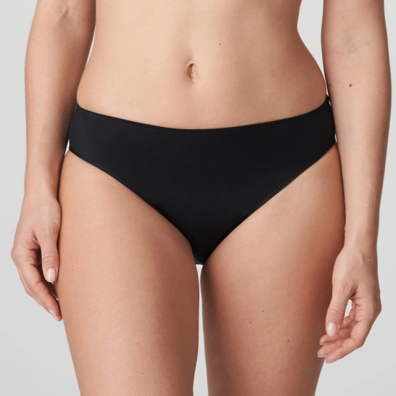 Prima Donna Satin Panties Black | 216OBKLPE