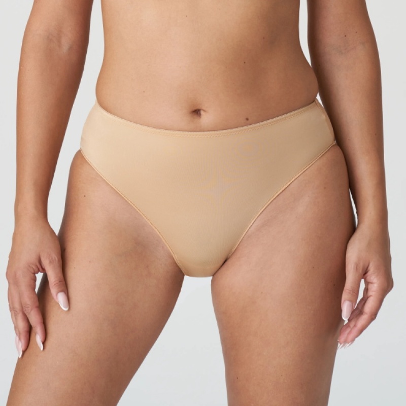 Prima Donna Satin Panties Brown | 310DGNXSW