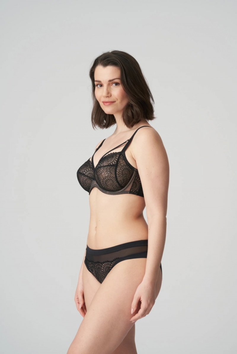 Prima Donna Sophora Panties Black | 013BVKIHO