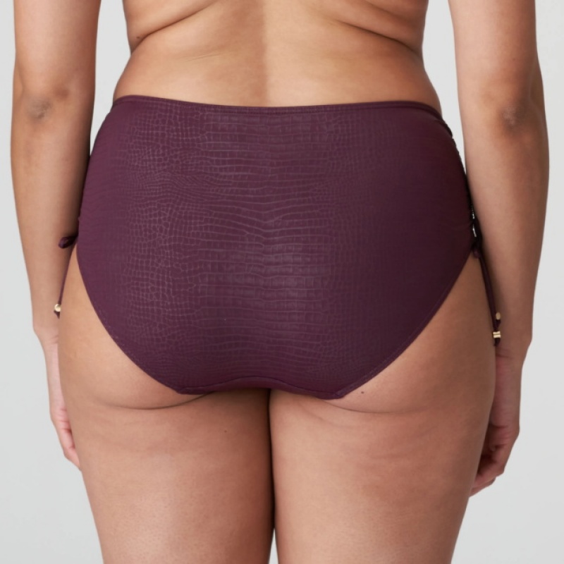 Prima Donna Swim Dalyan Bikini Bottoms Burgundy | 672TAFCIU