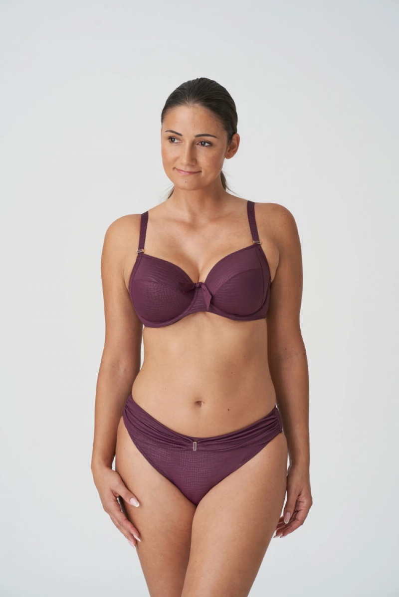 Prima Donna Swim Dalyan Bikini Bottoms Burgundy | 037HTSFWO