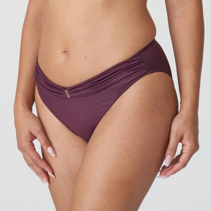 Prima Donna Swim Dalyan Bikini Bottoms Burgundy | 037HTSFWO