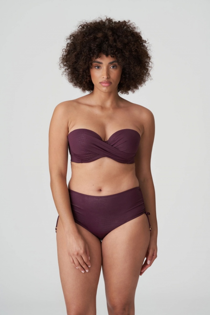 Prima Donna Swim Dalyan Bikini Tops Burgundy | 364FXWALK