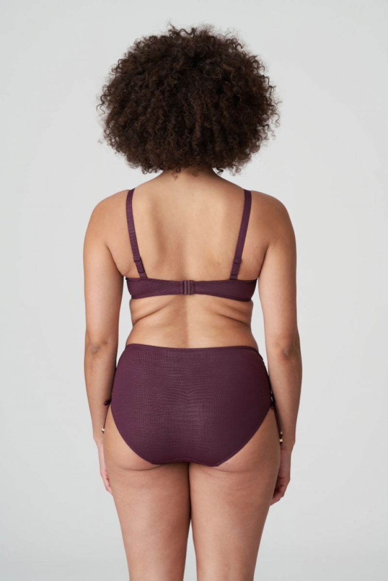 Prima Donna Swim Dalyan Bikini Tops Burgundy | 716HUSGPZ