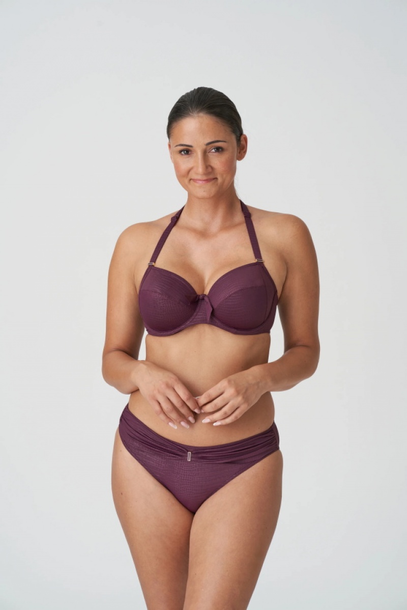 Prima Donna Swim Dalyan Bikini Tops Burgundy | 149TUCHNQ