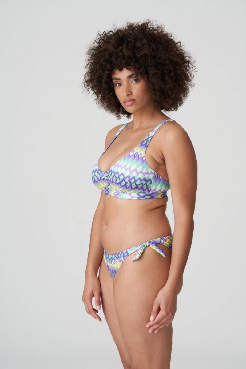 Prima Donna Swim Holiday Bikini Bottoms Blue | 743JGHXIR