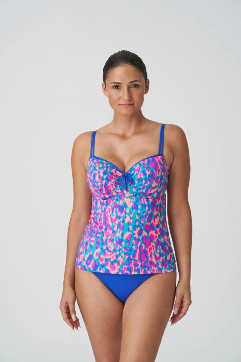 Prima Donna Swim Karpen Bikini Tops Blue | 675YBROSX