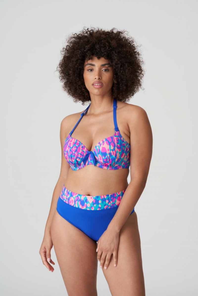 Prima Donna Swim Karpen Bikini Tops Blue | 637ZAQIXY