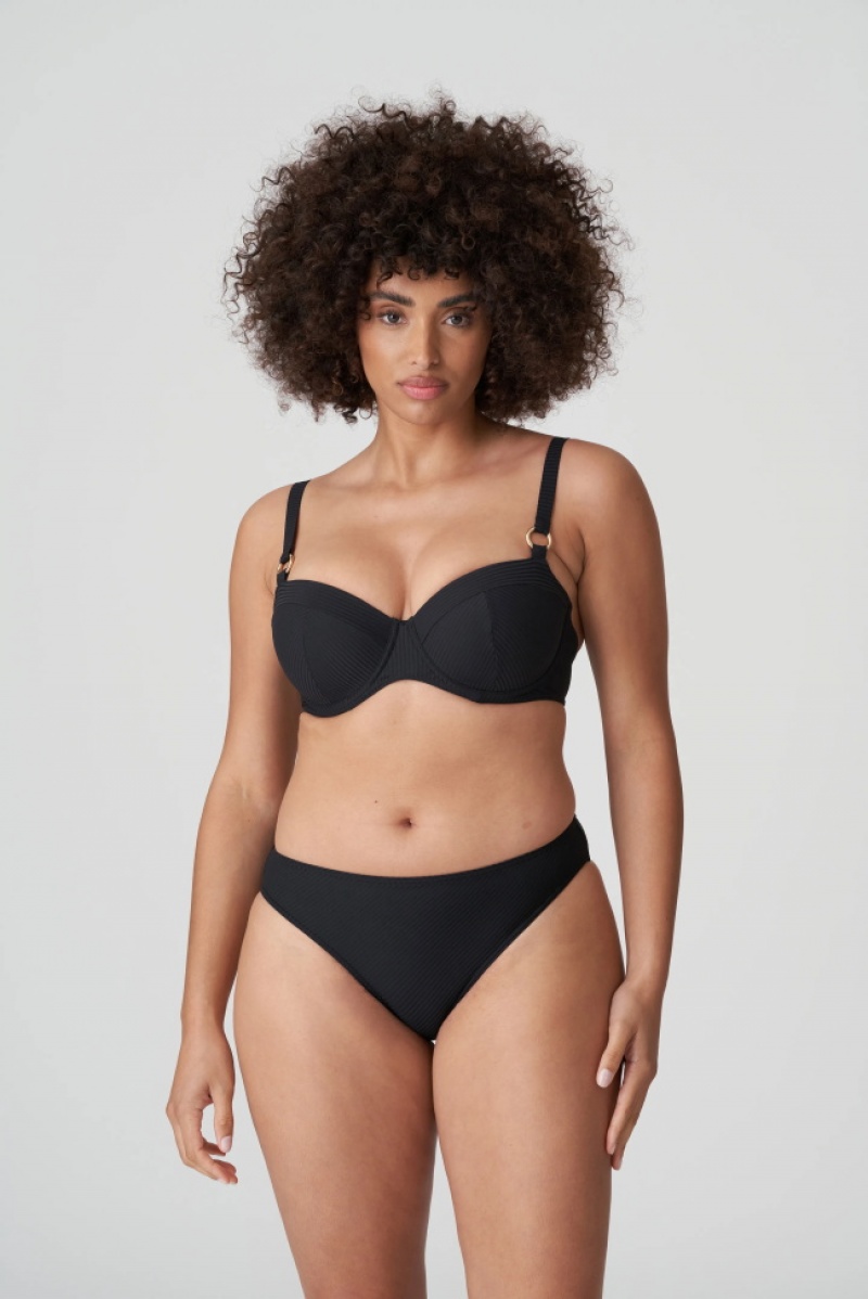 Prima Donna Swim Sahara Bikini Bottoms Black | 618QBZHYX