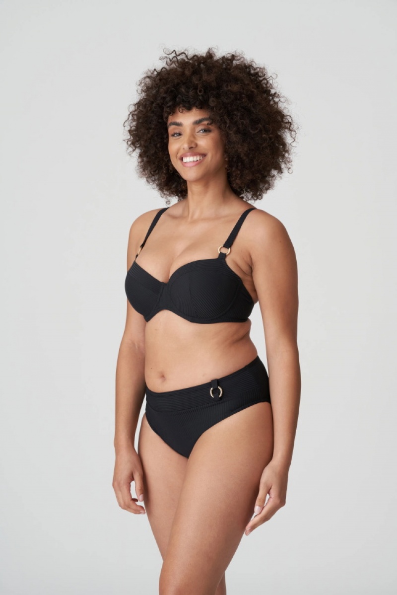 Prima Donna Swim Sahara Bikini Bottoms Black | 962ZHWEAM