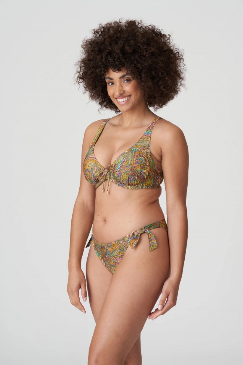 Prima Donna Swim Sakarun Bikini Bottoms Green | 493KHMFVB