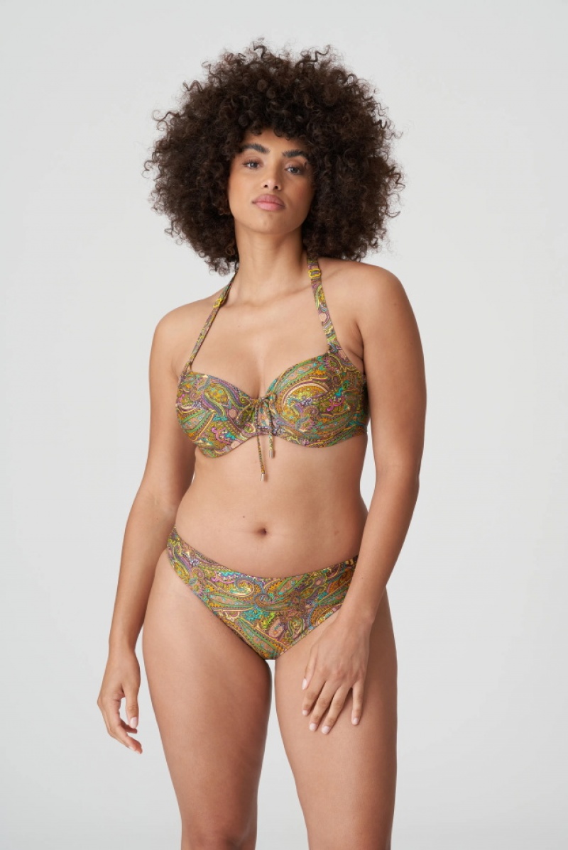 Prima Donna Swim Sakarun Bikini Tops Green | 073ILBZYO