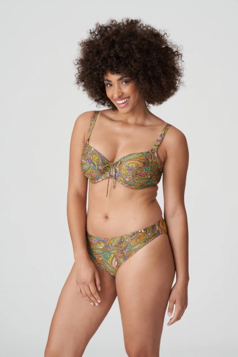 Prima Donna Swim Sakarun Bikini Tops Green | 073ILBZYO