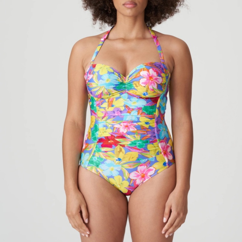 Prima Donna Swim Sazan Swimsuits Blue | 497KDOWYH