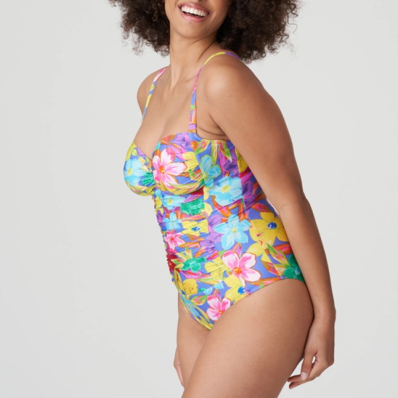 Prima Donna Swim Sazan Swimsuits Blue | 497KDOWYH