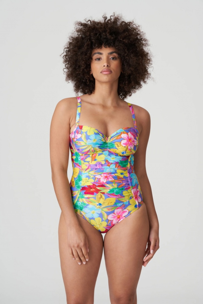 Prima Donna Swim Sazan Swimsuits Blue | 497KDOWYH