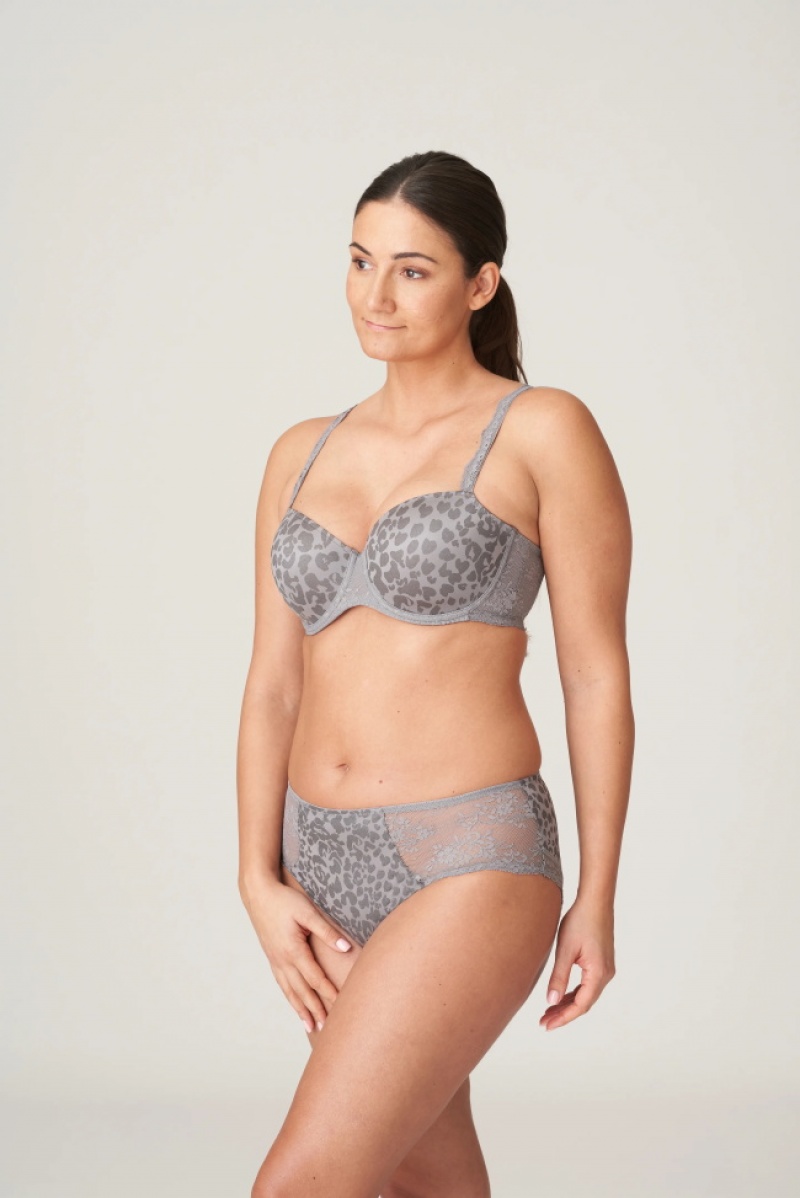 Prima Donna Twist Cobble Hill Bras Grey | 635KYNJZO