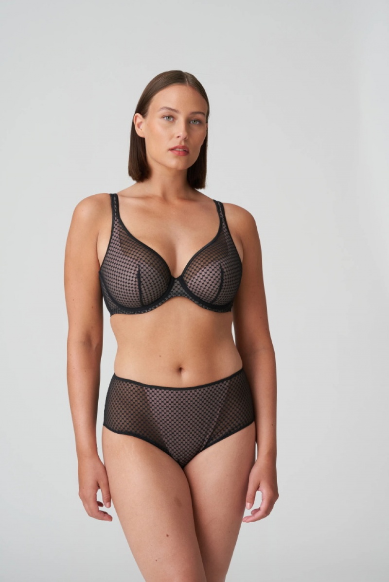 Prima Donna Twist Glass Beach Bras Black | 062QENZPM