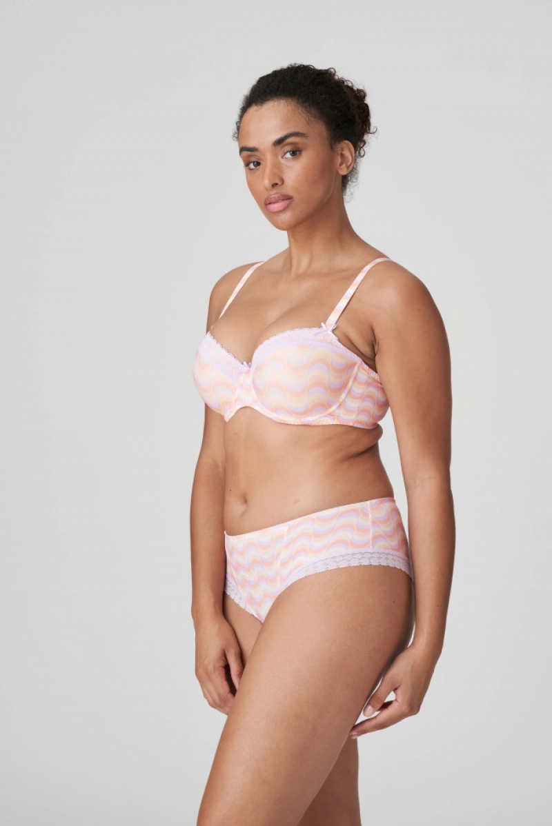 Prima Donna Twist Goleta Bras Pink / Purple | 674TFYCQK